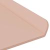 vidaXL &Eacute;tag&egrave;re flottante 4 pcs Rose 40 x 18 x 2,5 cm Acier