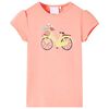 T-shirt pour enfants corail néon 92