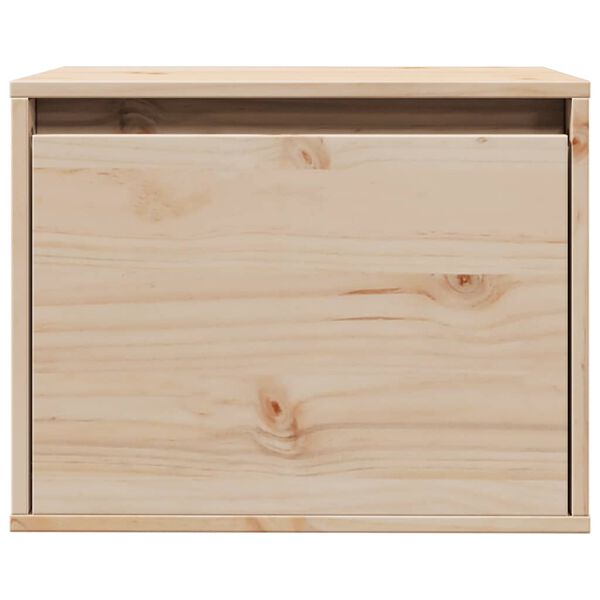vidaXL Armoire murale 45x30x35 cm Bois de pin massif
