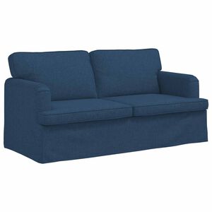 vidaXL Canap&eacute; Bleu 162 x 80 x 85 cm tissu