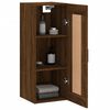 vidaXL Armoire murale ch&ecirc;ne marron 34,5x34x90 cm bois d'ing&eacute;nierie