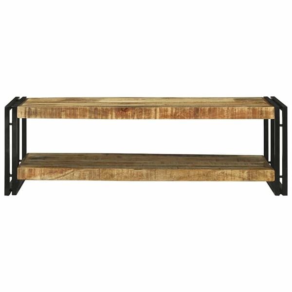 vidaXL Table basse Marron 120 x 50 x 38 cm bois de manguier massif