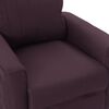 vidaXL Fauteuil de massage Violet Tissu