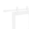 vidaXL Porte coulissante Blanc 78 x 211 cm Bois de pin massif et verre