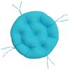 vidaXL Coussin rond turquoise &Oslash; 60 x11 cm tissu oxford
