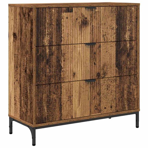 vidaXL Buffet Bois ancien 79,5 x 33 x 82 cm Bois d'ing&eacute;nierie