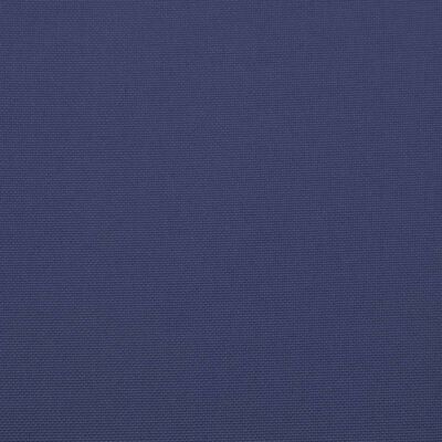 vidaXL Coussin de palette bleu marine 60x61,5x10 cm tissu