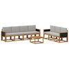 vidaXL Ensemble de canap&eacute;s d'ext&eacute;rieur 7 pc 7 place