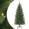 vidaXL Sapin de No&euml;l artificiel avec 150 LED Vert 150 cm PE et PVC
