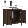 vidaXL Armoire lavabo de salle de bain ch&ecirc;ne marron 60x30x60 cm