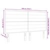 vidaXL T&ecirc;te de lit Taupe 180 cm tissu