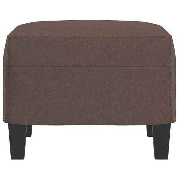vidaXL Repose-pied Marron 60x50x41 cm Similicuir