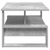 vidaXL Table basse Gris b&eacute;ton 90 x 50 x 40 cm Bois d'ing&eacute;nierie
