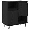 vidaXL Buffet 3 pcs Ch&ecirc;ne noir 60 x 35 x 70 cm