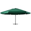 vidaXL Parasol de jardin avec m&acirc;t en aluminium 600 cm vert