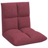 vidaXL Fauteuil de sol Bordeaux 50 x 61 x 57 cm tissu
