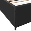 vidaXL Cadre de lit sans matelas noir 200x200 cm