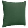 vidaXL Coussins de canapé 2 pcs Vert foncé 50 x 50 cm