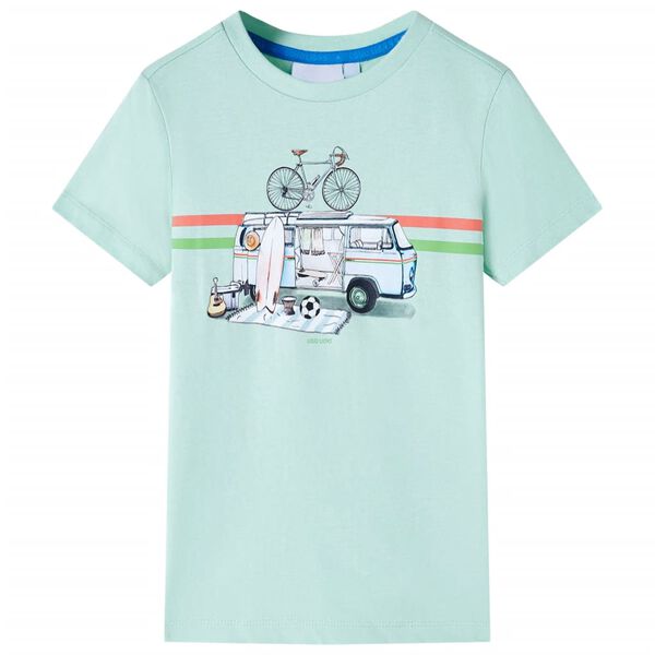 T-shirt pour enfants menthe claire 128