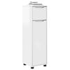 vidaXL Cabinet de salle de bain Blanc brillant 30,5 x 30 x 101 cm
