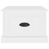 vidaXL Table basse blanc 50x50x35 cm bois d'ingénierie