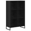 vidaXL Biblioth&egrave;que 99,5 x 30 x 108,5 cm Bois d'ing&eacute;nierie Ch&ecirc;ne noir