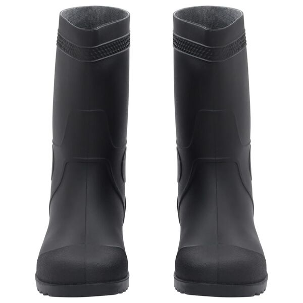 vidaXL Bottes de pluie noir taille 41 PVC