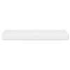 vidaXL Matelas en mousse blanc 90x220 cm duret&eacute; H2 H3