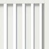 vidaXL Cache-Radiateur Blanc brillant 78 x 19 x 81,5 cm