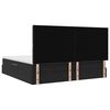 vidaXL Lit avec rangement et matelas Noir 200 x 200 cm Velours