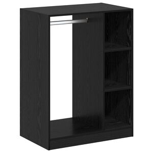 vidaXL Armoire Ch&ecirc;ne noir 77 x 48 x 102 cm Bois d'ing&eacute;nierie