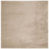 vidaXL Tapis HUARTE &agrave; poils courts doux et lavable sable 160x160 cm