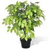 vidaXL Palmier Artificiel Plastique avec Pot 60 cm