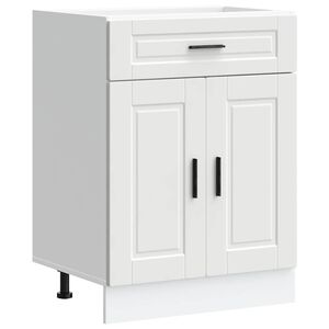 vidaXL Armoire de cuisine Porto blanc bois d'ing&eacute;nierie