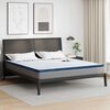 vidaXL Surmatelas Blanc 180 x 200 cm Tissu jacquard