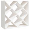 vidaXL Armoire &agrave; vin Blanc 62x25x62 cm Bois de pin massif