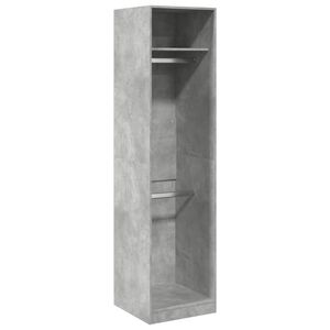 vidaXL Garde-robe Gris b&eacute;ton 50 x 50 x 200 cm Agglom&eacute;r&eacute;