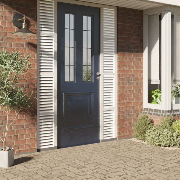 vidaXL Film pour fenêtre dépoli motif à rayures 45x500 cm PVC