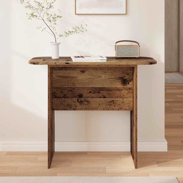 vidaXL Table console Bois ancien 93 x 40 x 75 cm Bois d'ing&eacute;nierie