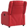 vidaXL Fauteuil inclinable Rouge Similicuir