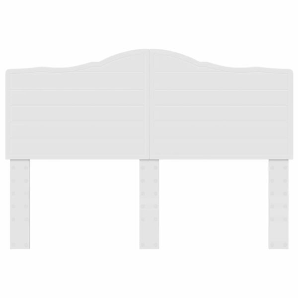 vidaXL T&ecirc;te de lit Blanc 140 cm Bois d'ing&eacute;nierie