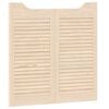 vidaXL Portes battantes 2 pc 80 x 40 cm Bois de pin massif Naturel