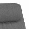 vidaXL Chaise de relaxation Gris clair Tissu