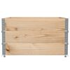 vidaXL Colliers de palette 3 pcs 100x100 cm bois de pin solide
