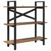 vidaXL &Eacute;tag&egrave;re 3 niveaux 100 x 33,5 x 102 cm Bois d'ing&eacute;nierie