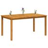 vidaXL Table de jardin 150x90x74 cm Bois d'acacia massif