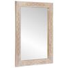 vidaXL Miroir de salle de bain Rectangulaire Blanc 50 x 2,5 x 70 cm