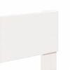 vidaXL Cadre de lit sans matelas blanc 90x200 cm bois de pin massif