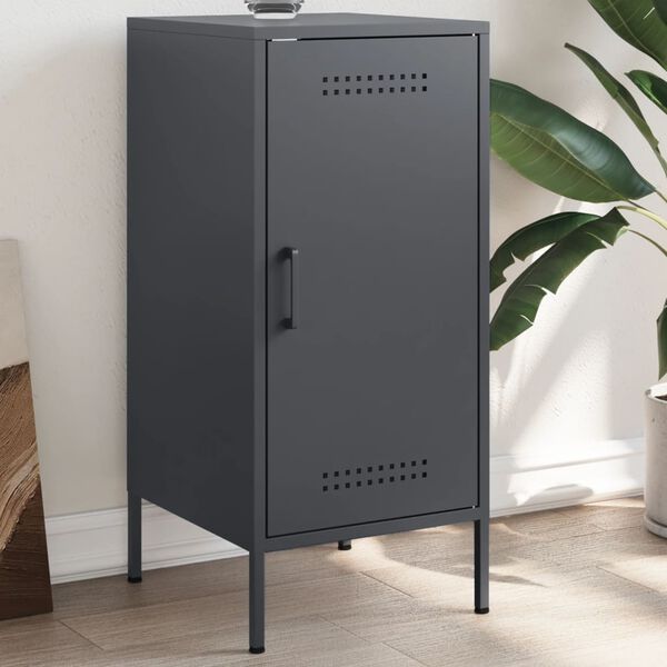 vidaXL Buffet anthracite 36x39x79 cm acier