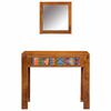 vidaXL Table de Toilette Marron 90 x 45 x 75 cm Bois d'acacia massif